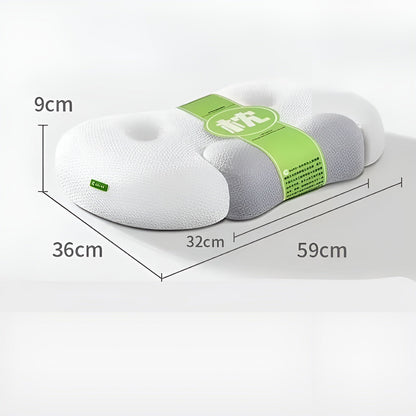 Nackenkissen aus Memory-Schaumstoff – Ergonomisches orthopädisches Konturstützkissen Bettkissen zur Linderung von