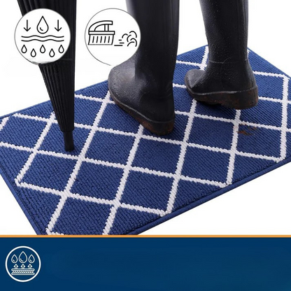 Rutete Inngangsmatte – Skli­sikker og Smuss­avvisende | Perfekt for Innendørsbruk
