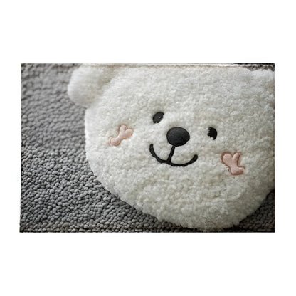 Badezimmerteppich mit Bärenmotiv – Weich & Rutschfest | Dekorative Matte für Zuhause