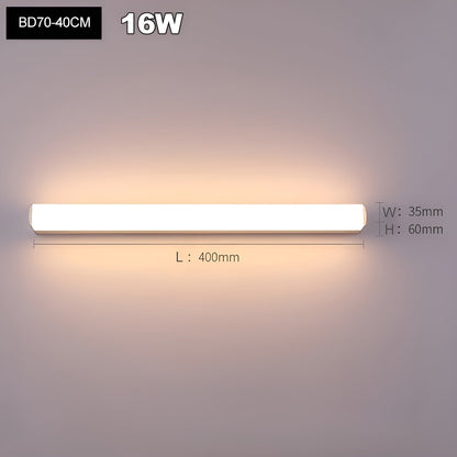 Moderne LED-vegglampe – Stilren og Fuktbestandig | Perfekt for Bad og Soverom