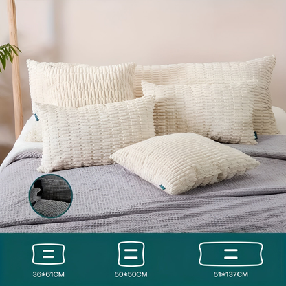 Kordpute i boho-stil – Myk og koselig | Perfekt for Sofa og Stue