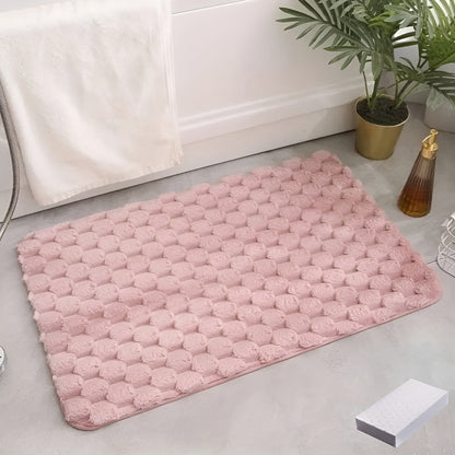 Sklisikker badematte med Minneskum – Ekstra myk og sklisikker | Ideell for Baderom, Soverom og Seng