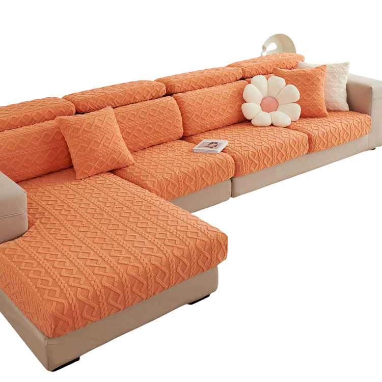 Fløyelssofaovertrekk Med Diamantmønster – Mykt Og Luksuriøst | Passer Perfekt Til Alle Sofaer