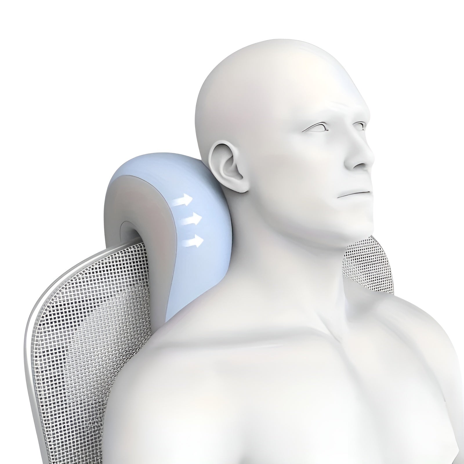 Ergonomisk Nakkpute – Myk og Støttende | Perfekt for Avslapning og Søvn