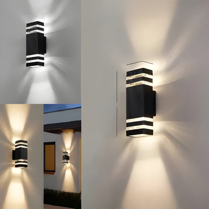 LED Utendørs Vegglampe – Moderne Opp- og Nedlys | Vanntett for Hage og Balkong