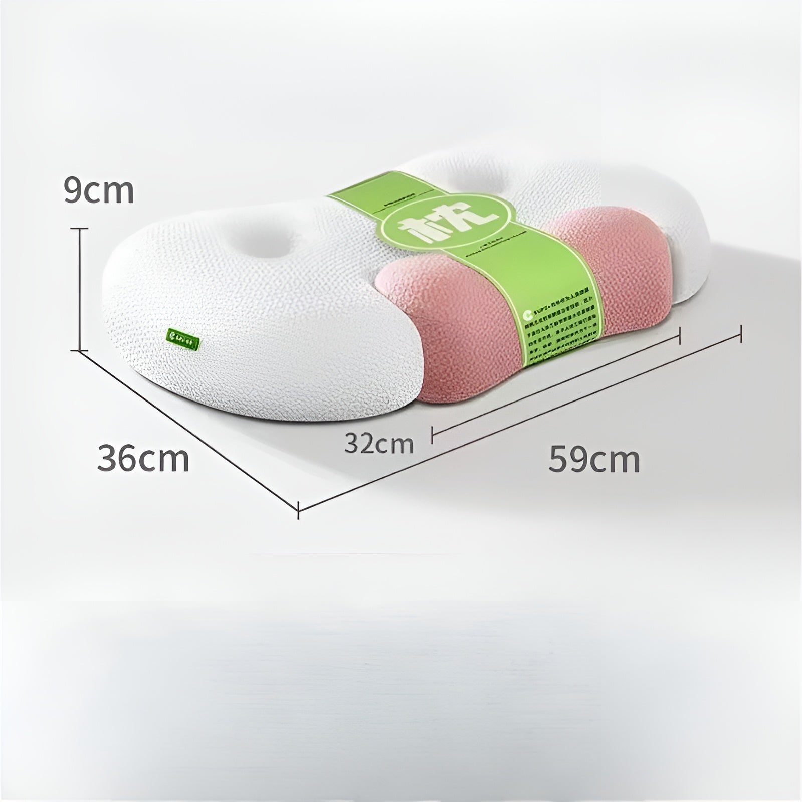 Nackenkissen aus Memory-Schaumstoff – Ergonomisches orthopädisches Konturstützkissen Bettkissen zur Linderung von