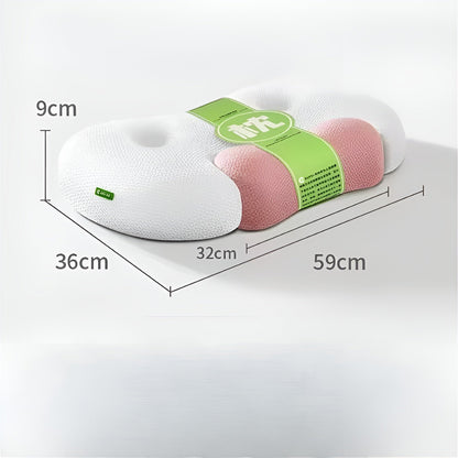 Nackenkissen aus Memory-Schaumstoff – Ergonomisches orthopädisches Konturstützkissen Bettkissen zur Linderung von