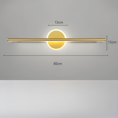 Led Vegglampe Med Speilfront – Minimalistisk Og Dekorativ | Perfekt For Soverom, Gang Og Stue