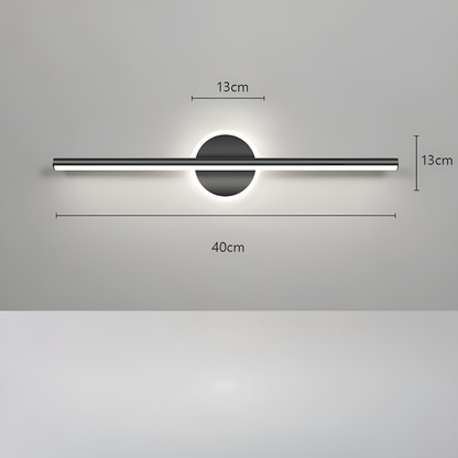 Led Vegglampe Med Speilfront – Minimalistisk Og Dekorativ | Perfekt For Soverom, Gang Og Stue
