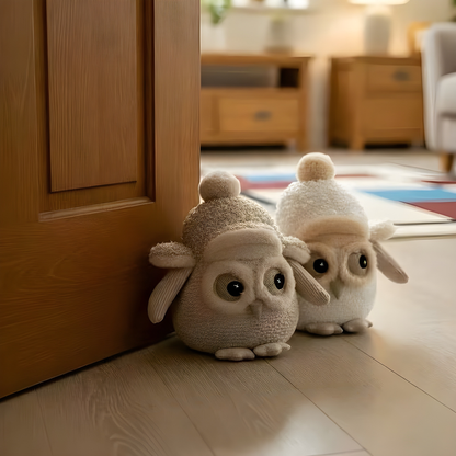 Underdørs Ugle-stopper – Varm Og Dekorativ | For Dører Og Gulv