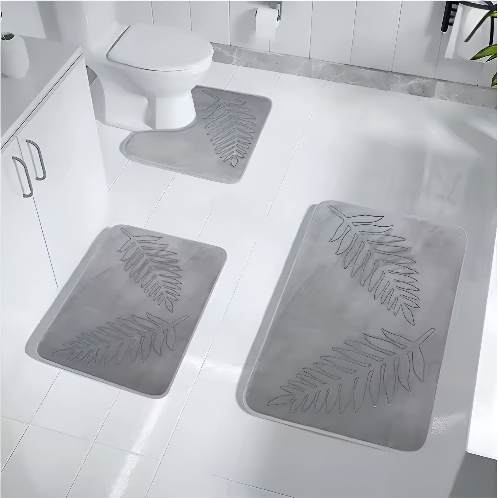 Mote Badematte – Myk og Skli­sikker | Saug­sterk og Hurtigtørkende