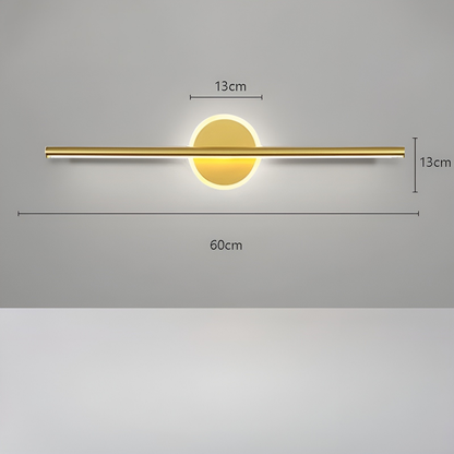 Led Vegglampe Med Speilfront – Minimalistisk Og Dekorativ | Perfekt For Soverom, Gang Og Stue