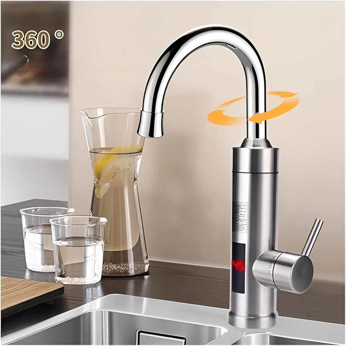 Berøringsfri Kjøkkenkran – Moderne og Hygienisk | Perfekt for Kjøkkenet