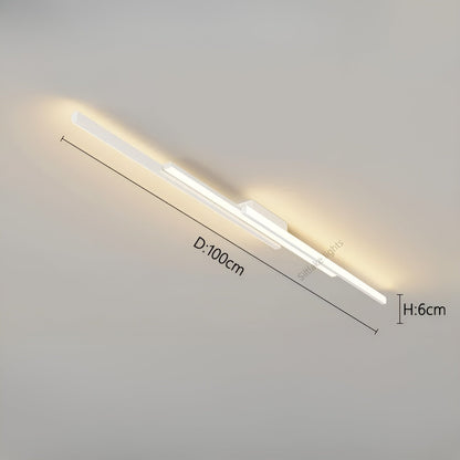 Lang LED-taklampe – Slankt og Stilrent Design | Perfekt Belysning for Gang, Trapper og Soverom