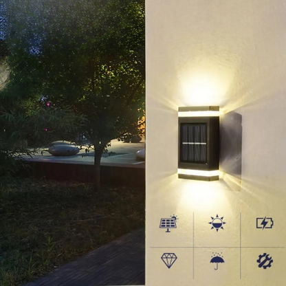 Bilde av Skogbo - Vanntett Solcelledrevet Vegglampe fra Velisse