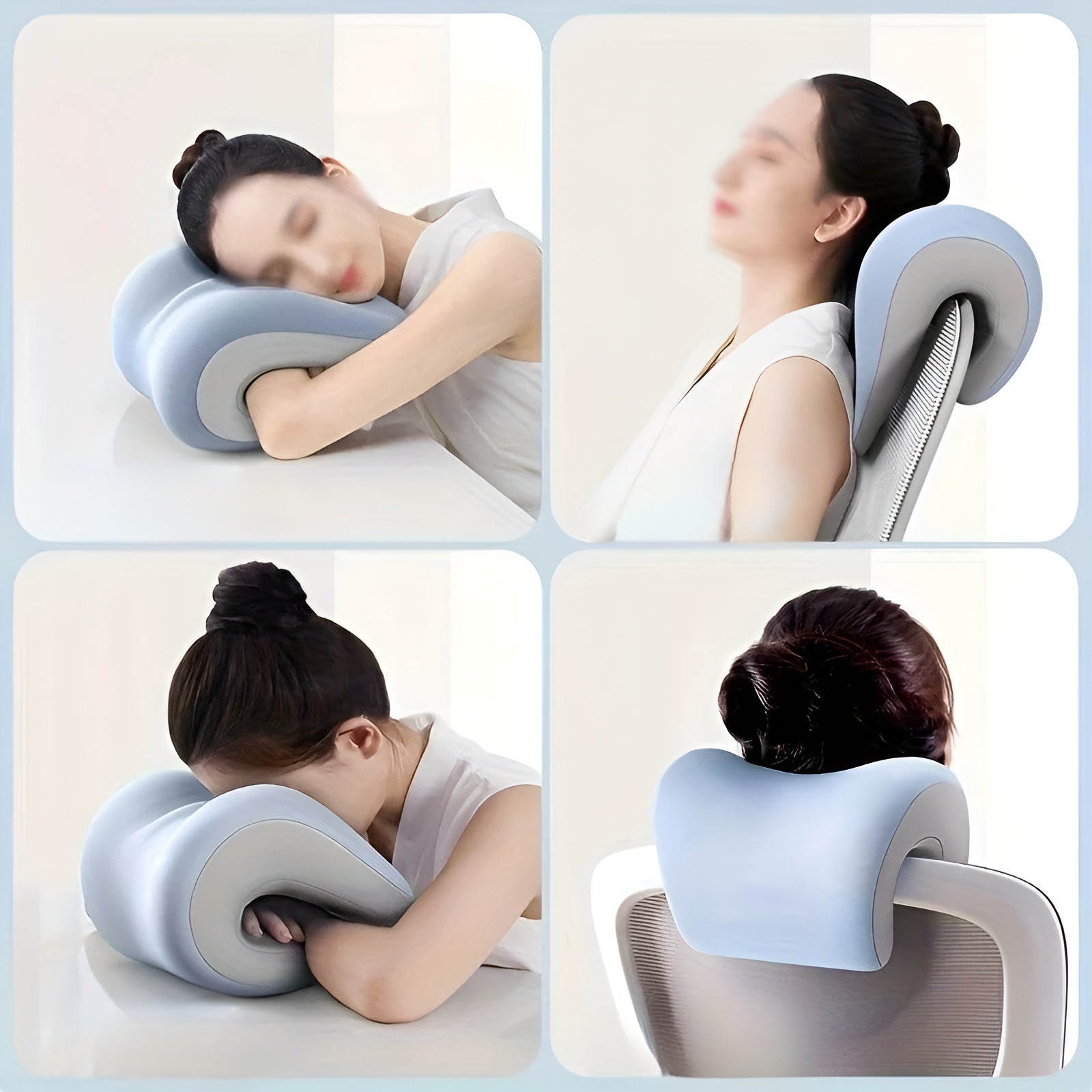 Ergonomisk Nakkpute – Myk og Støttende | Perfekt for Avslapning og Søvn