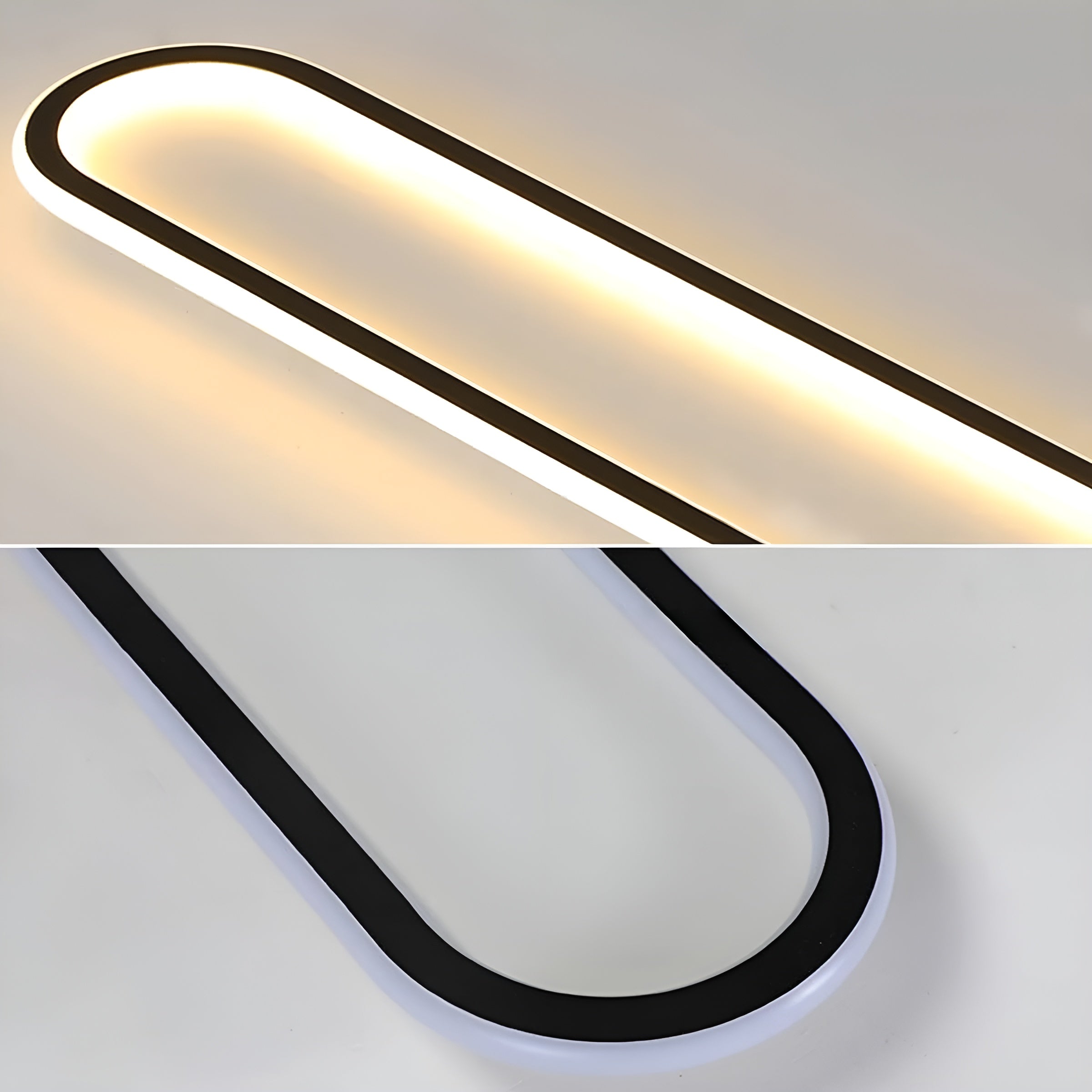 Oval LED Taklampe – Elegant og Moderne | Perfekt for Gang og Entré