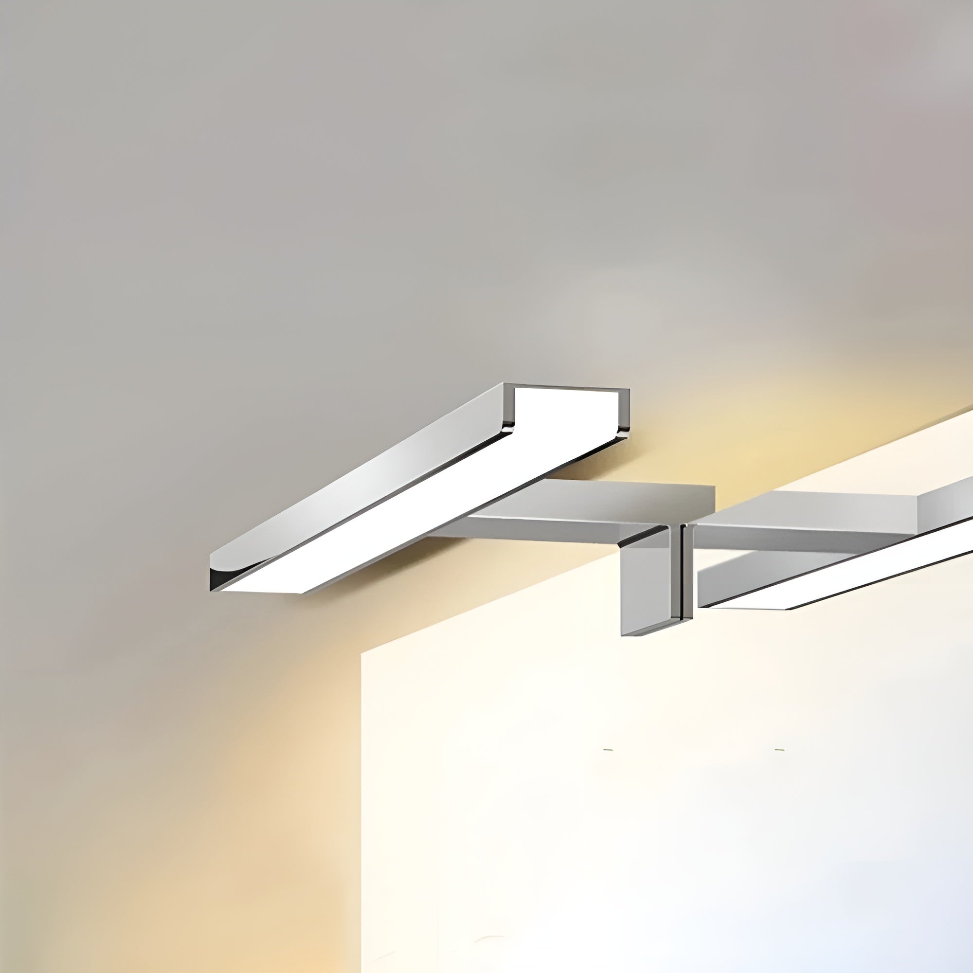 LED Speillampe – Sterkt 6000K lys | Vanntett for bad og Sminkebord