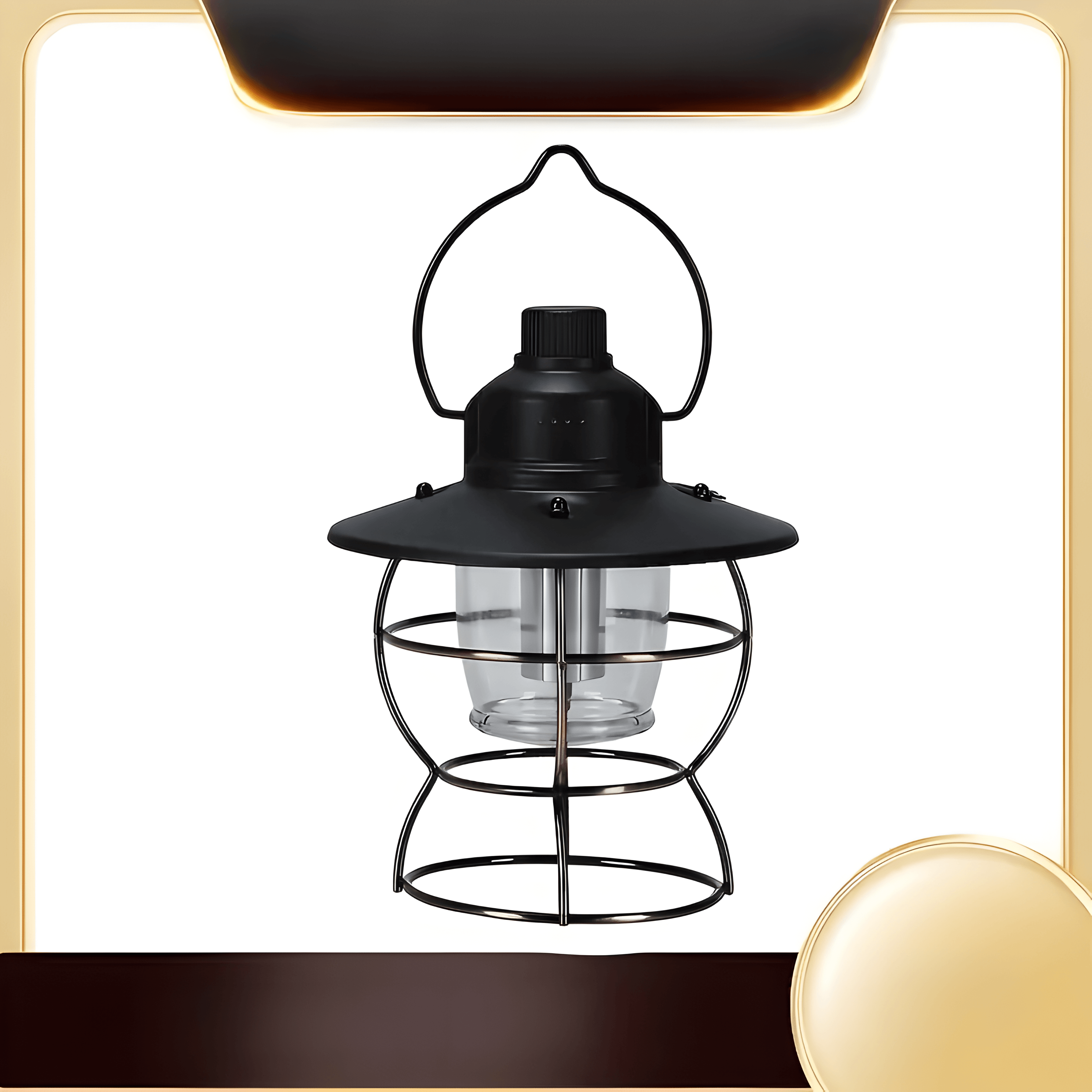 NordLys – Campinglampe i LED, Oppladbar og Bærbar