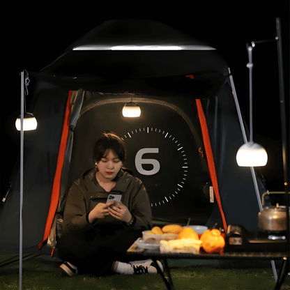 Krona – LED Hengelampe til Camping, Oppladbar