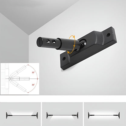 Led-Vegglampe I Lineært Design – Slank Design I Stål | For Stuer Og Soverom