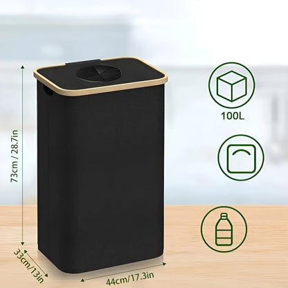 Stor Sammenleggbar Søppelbøtte – Praktisk og Plassbesparende | Perfekt for Kjøkken, Bad og Kontor