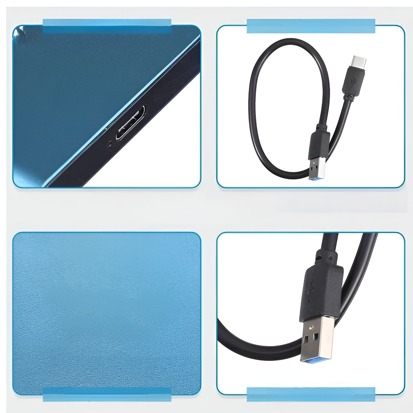 Ekstern SSD 2TB – Lynrask og Kraftig | Kompakt Lagring for PC og Laptop