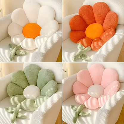 Blomsterformet Sittepute – Myk og Komfortabel | Dekorativ Pute for Sofa Soverom og Stue - Pynteputer