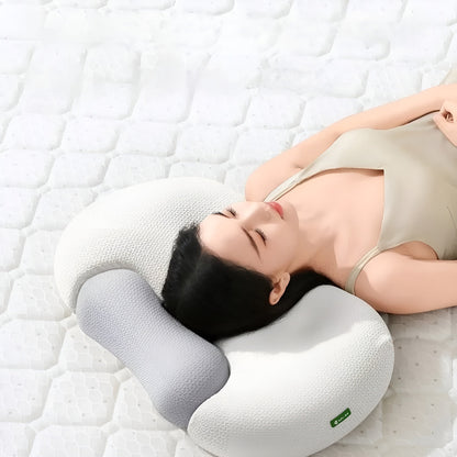 Nackenkissen aus Memory-Schaumstoff – Ergonomisches orthopädisches Konturstützkissen Bettkissen zur Linderung von