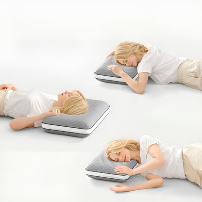 Soveunderlag Av Minne-skum – Ergonomisk Og Mykt | Perfekt For De Som Sover På Ryggen Eller Siden, Med Vaskbart Trekk