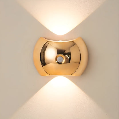 Vegglampe med Bevegelsessensor – Dobbelt LED-lys Opp og Ned | Magnetisk og Bærbar