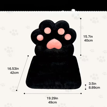 L-formet Kattepotepude – Myk og Koselig | Perfekt for Gamingstol og Sofa