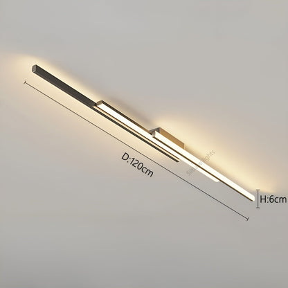 Lang LED-taklampe – Slankt og Stilrent Design | Perfekt Belysning for Gang, Trapper og Soverom