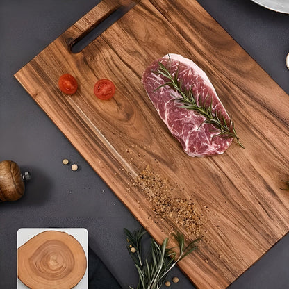 Schneidebrett-Set aus Massivholz (3-teilig) – Robust und Messerschonend | 3 Größen, Natürlich und Plastikfrei