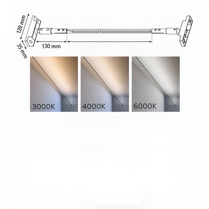Led-Vegglampe I Lineært Design – Slank Design I Stål | For Stuer Og Soverom
