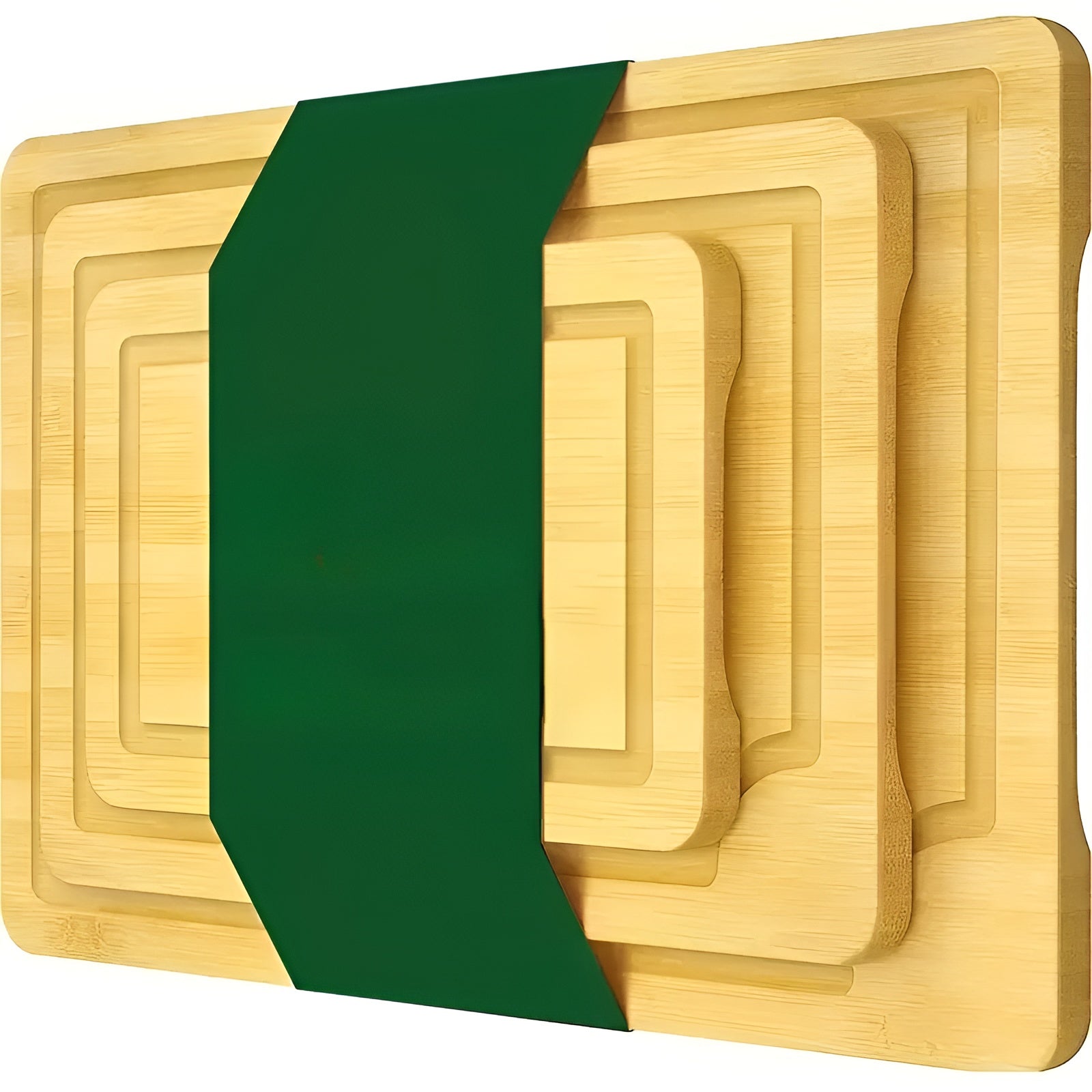 Bambus Schneidebrett-Set (3-teilig) – Robust, Messerschonend & Hygienisch | Ideal für Küche & Alltag