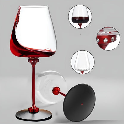 Roterende Drikkeglass i Krystall – Elegant for Whisky, Vin og Cocktailer | Perfekt for Hjemmebar og Selskap