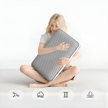 Soveunderlag Av Minne-skum – Ergonomisk Og Mykt | Perfekt For De Som Sover På Ryggen Eller Siden, Med Vaskbart Trekk
