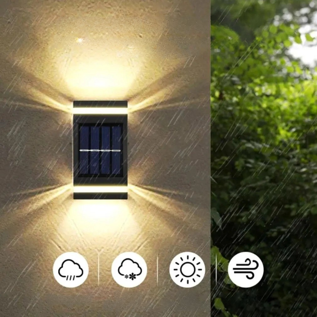 Bilde av Skogbo - Vanntett Solcelledrevet Vegglampe fra Velisse