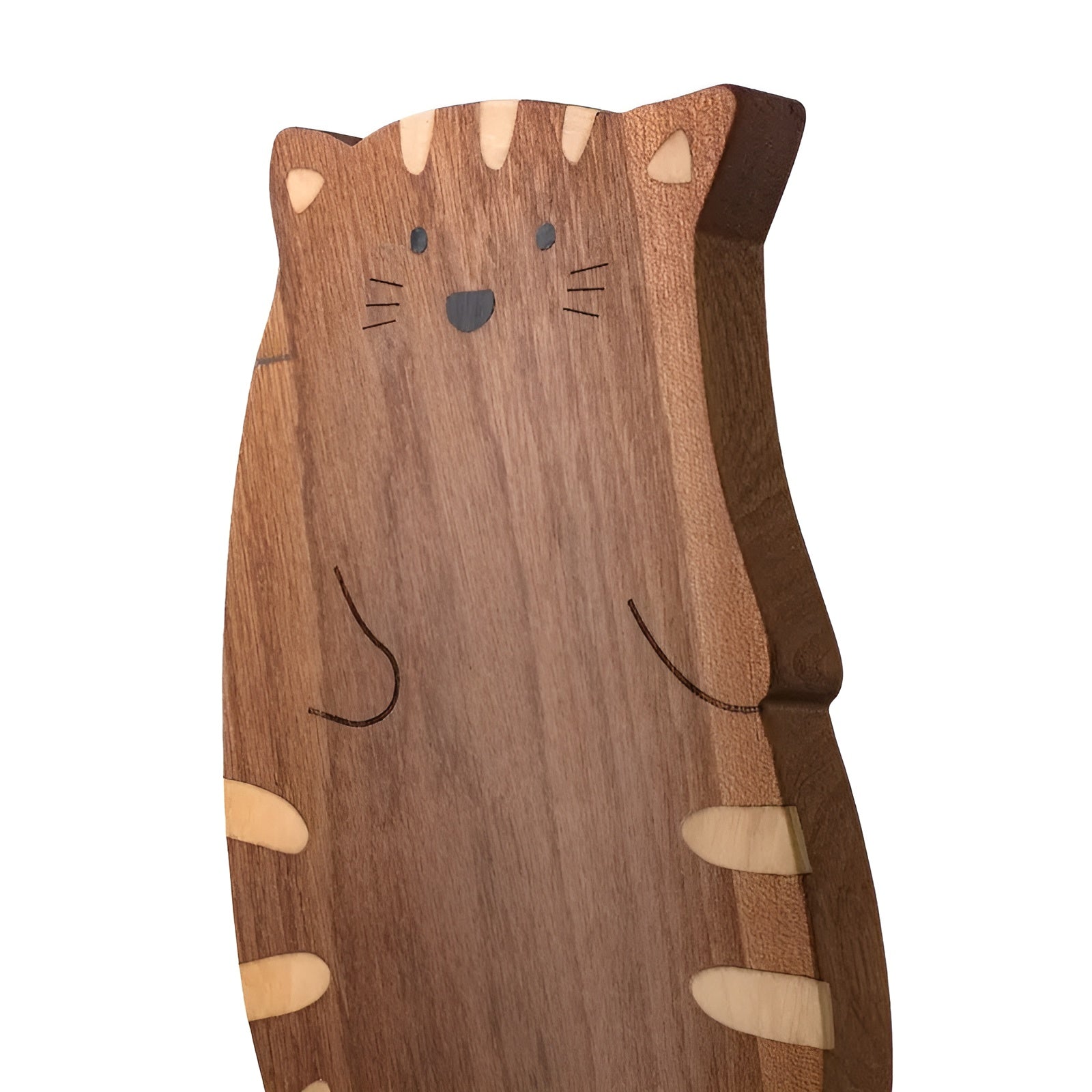 Skjærebrett i Massivt Tre – Lekent Design i Ekornform | Holdbart og Trygt for Mat