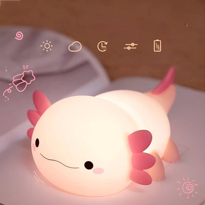 Nattlampe til Barnerom – Mykt Rosa Lys | Perfekt for Jenteværelse