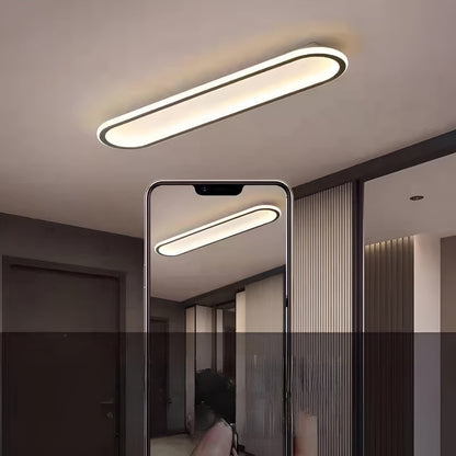 Oval LED Taklampe – Elegant og Moderne | Perfekt for Gang og Entré