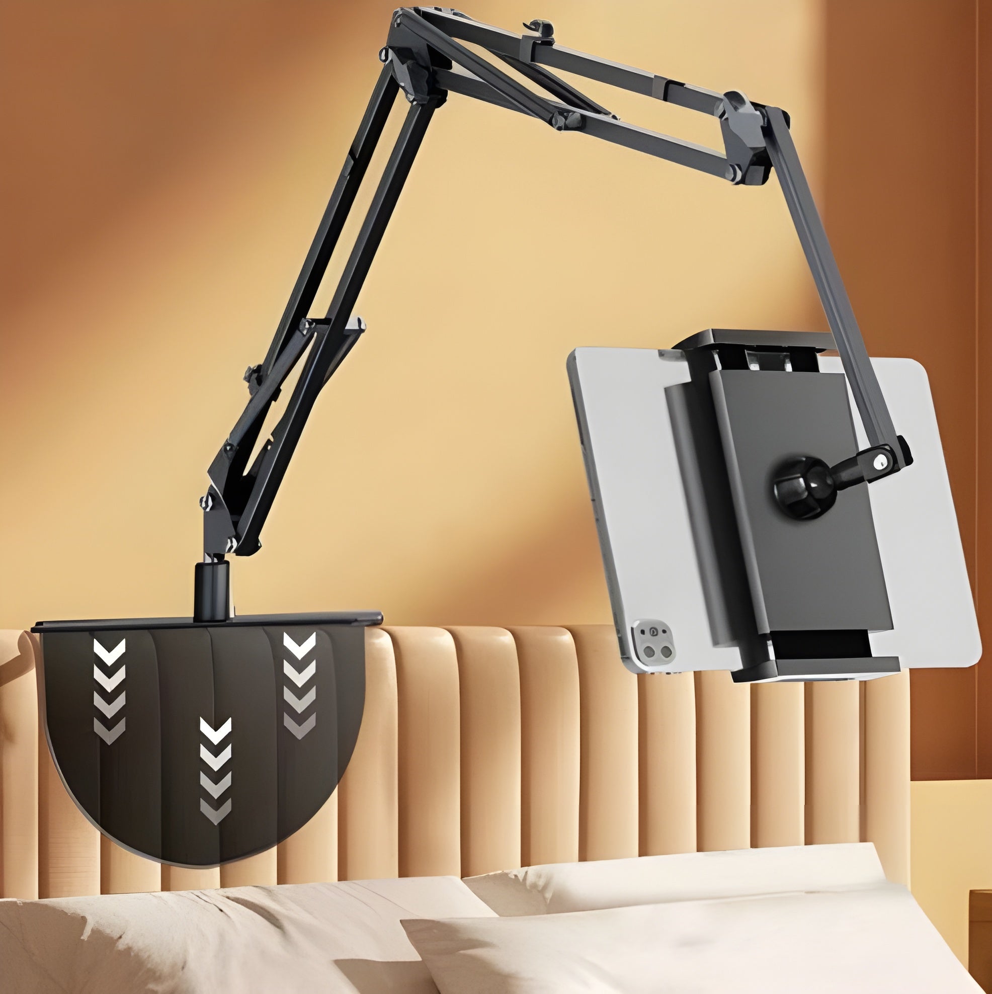 Bedmate Roterbar Enhetsholder – 360° Justerbar For Smarttelefon Og Nettbrett