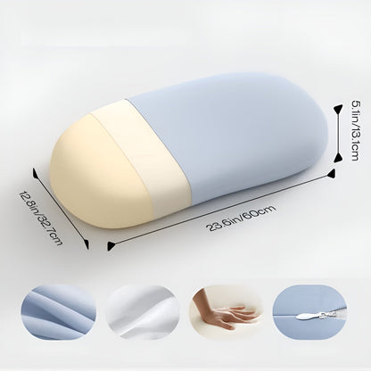 Cloud Ergonomisk Nakkepute – Pustende Og Kjølig | Perfekt For De Som Sover På Siden Eller På Magen, Egnet For Bruk Hele Året