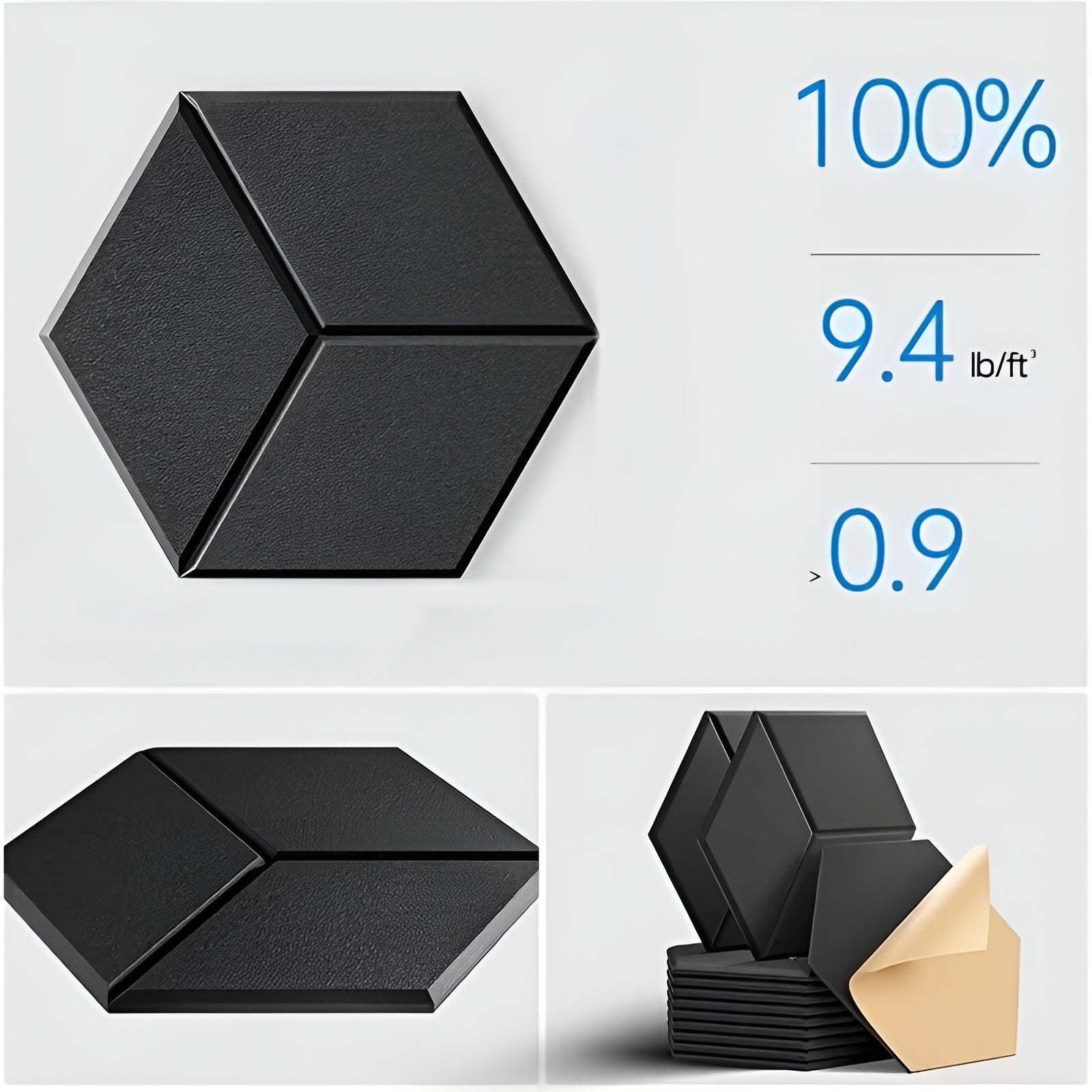 Lydisolerende Akustikkpaneler – Støydempende Og Moderne | Hexagon-design For Studio Kontor Og Hjemmekino - Tapet