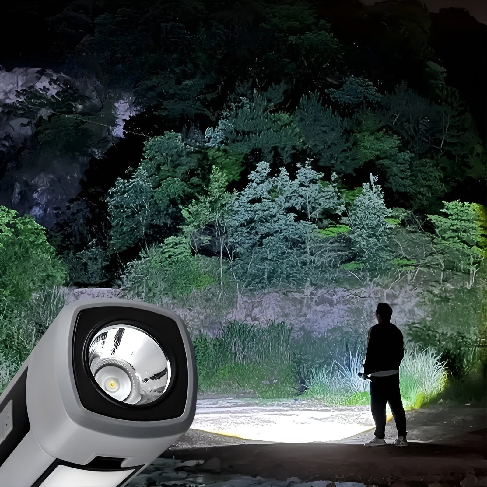 Campinglampe – Oppladbar via USB og 360° Roterbar | Perfekt for Utendørsbruk og Nødsituasjoner