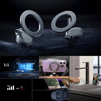 360° Roterende Magnetisk Telefonholder – Bilfeste | Justerbar Visningsvinkel