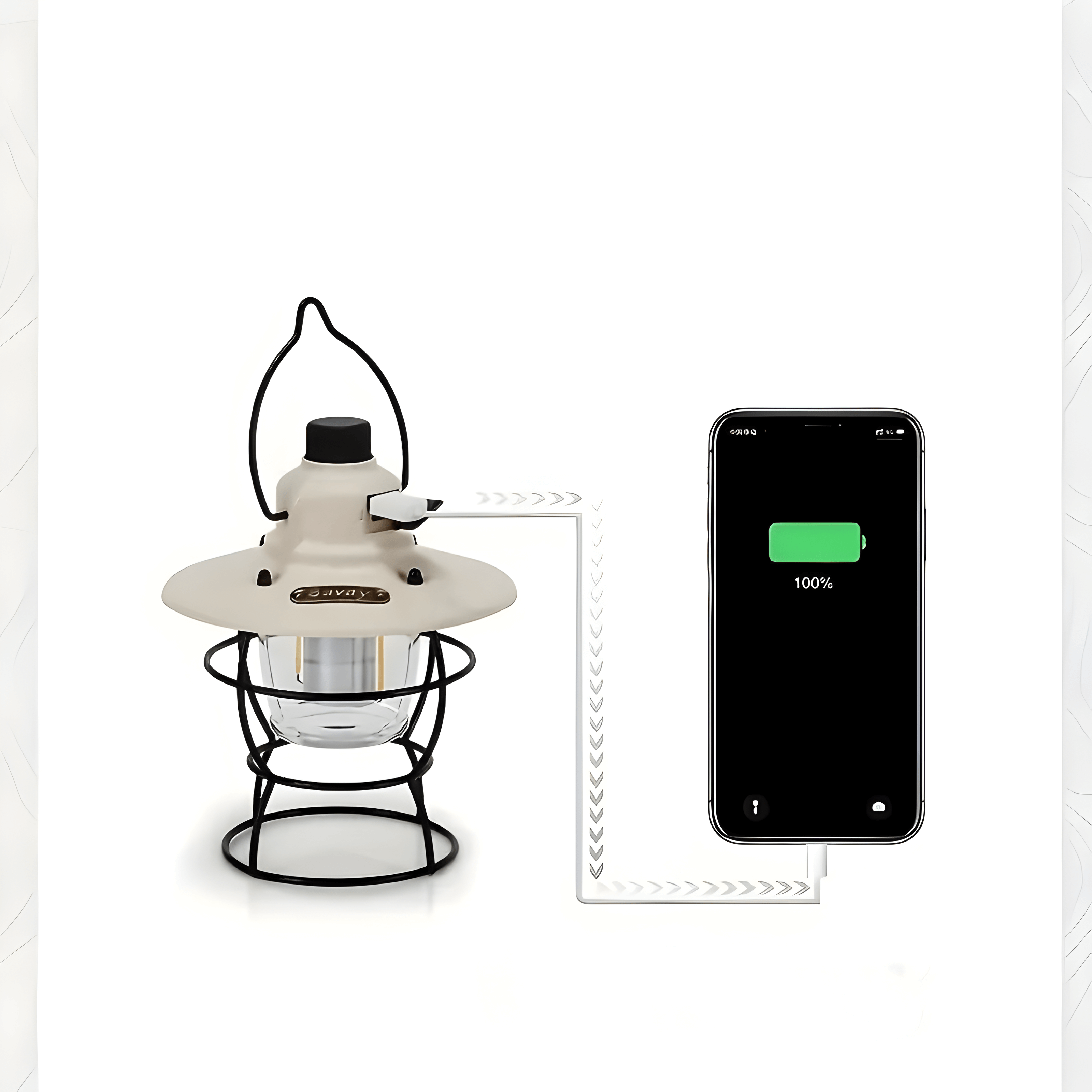 NordLys – Campinglampe i LED, Oppladbar og Bærbar