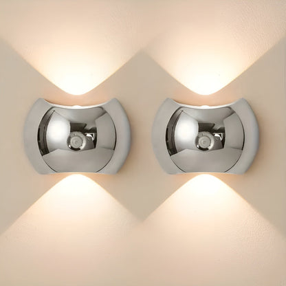 Vegglampe med Bevegelsessensor – Dobbelt LED-lys Opp og Ned | Magnetisk og Bærbar