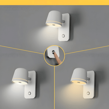 Runar – Vegglampe med Justerbar LED og Touch-Bryter
